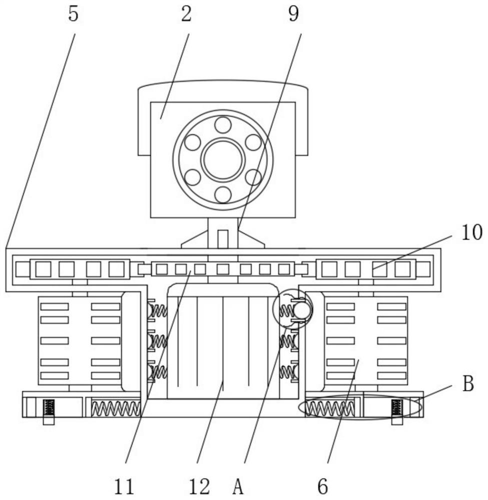 Angle-changeable outdoor monitor with bird repelling function and use method of angle-changeable outdoor monitor