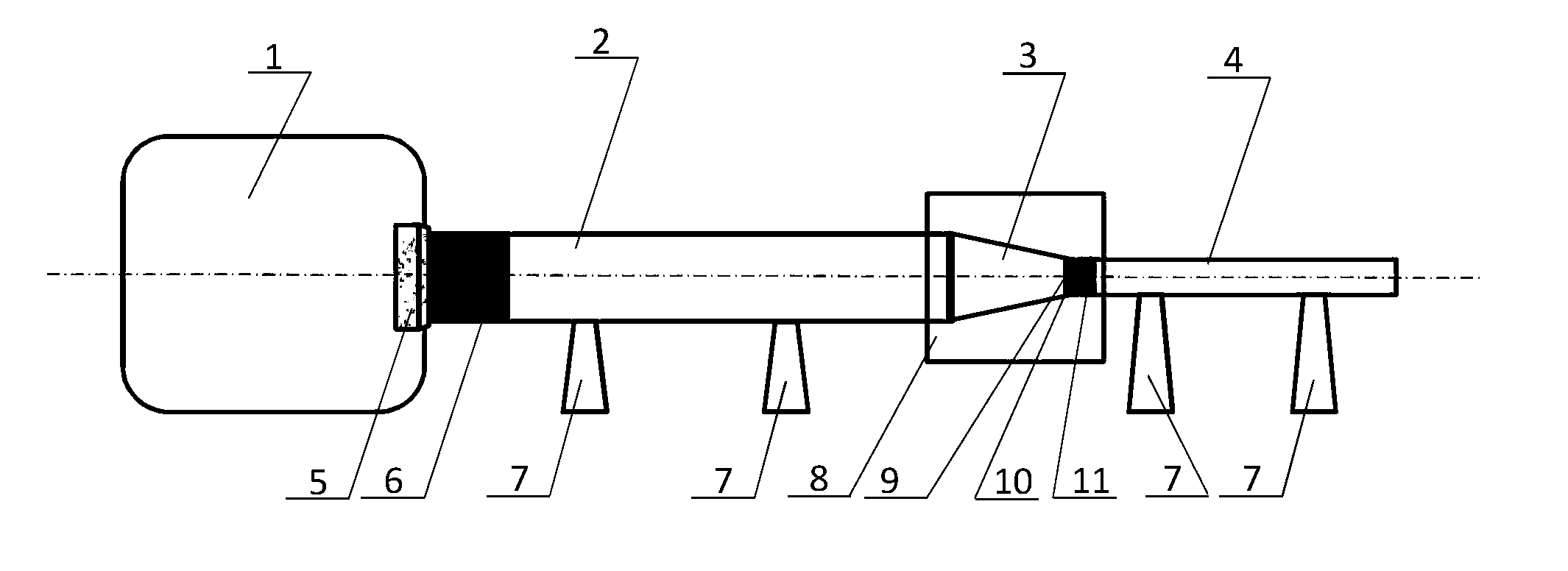 Small two-stage light-gas gun