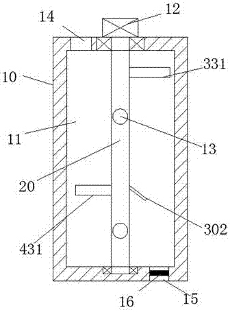 Water-soluble granule mixing and stirring equipment