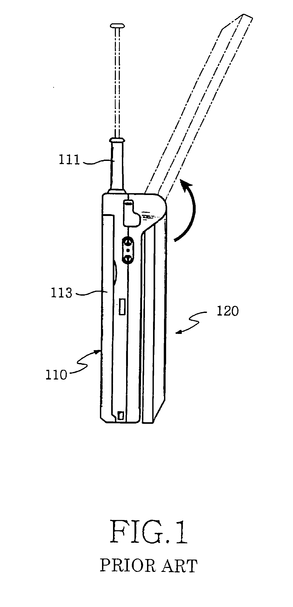 Hinge device for portable terminal using the same