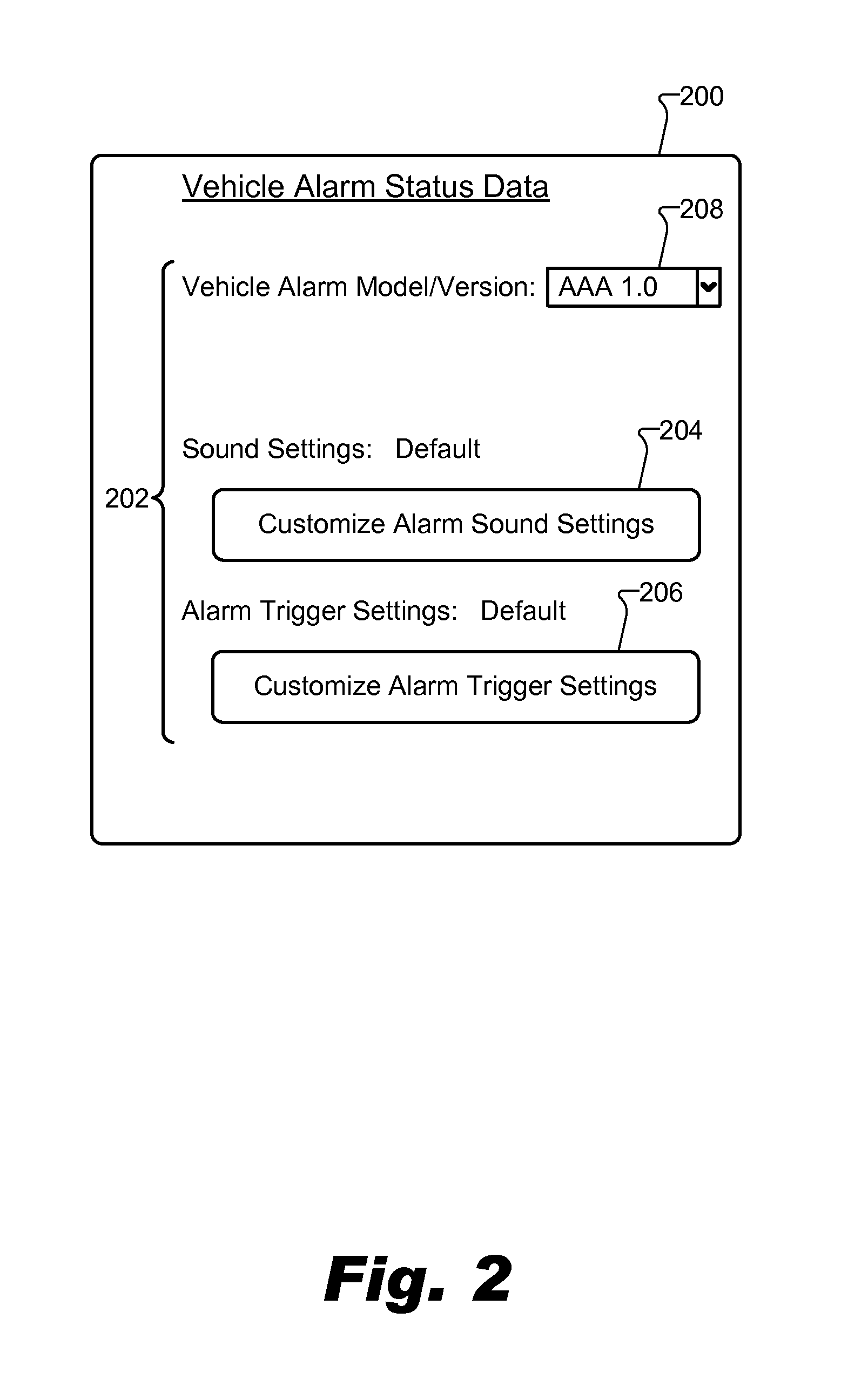 Vehicle alarm customization systems and methods