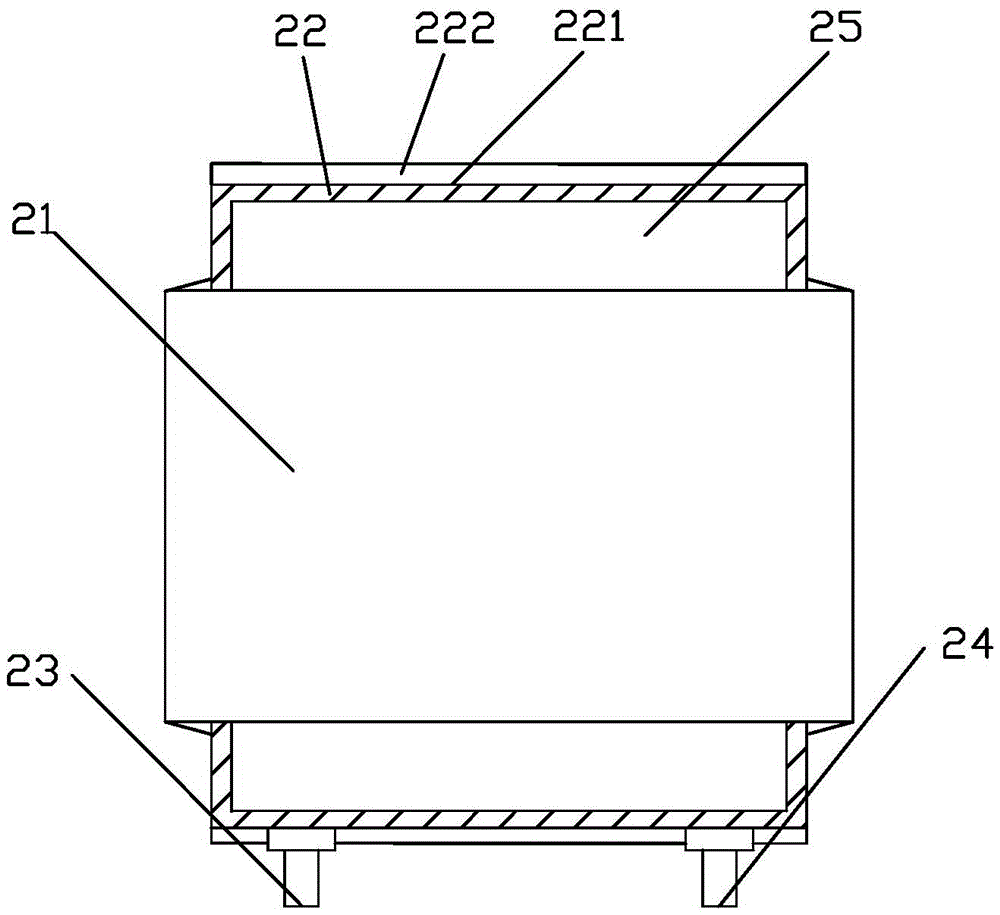 Heat conduction effect and heat radiation effect combining type cascading automobile exhaust heat exchange device