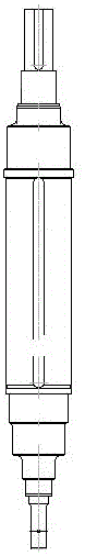 Cooling shaft structure for explosion-proof motor