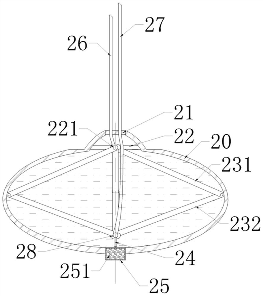 Automatic processing device for blast holes with karst caves