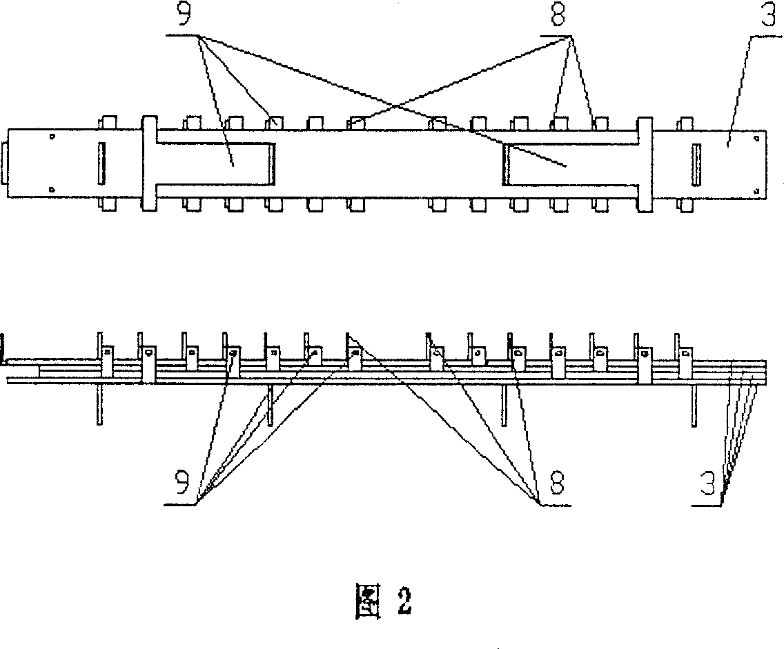 Commutating crystal brake tube power-phase module of integrated gate pole