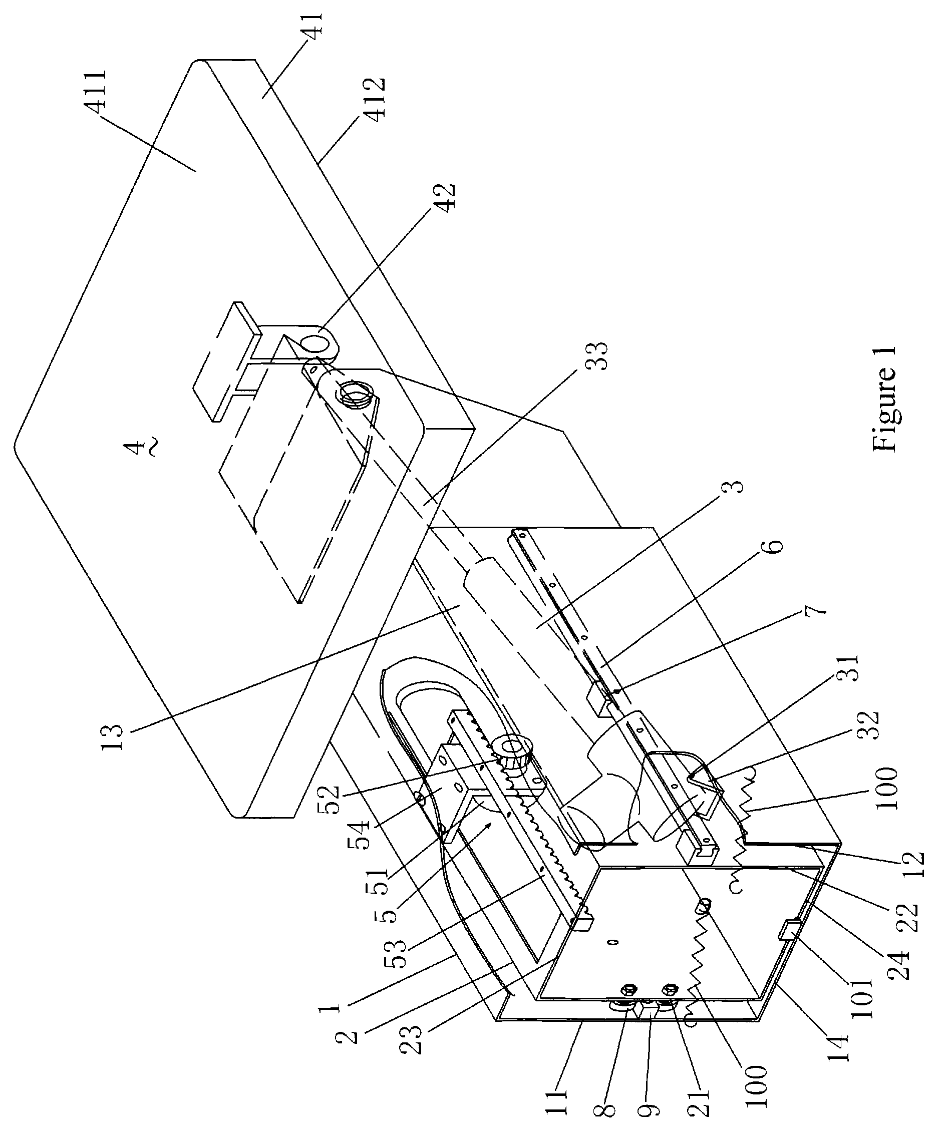 Platform telescoping mechanism