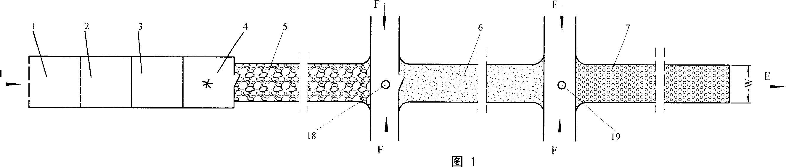 Ecological method for purifying trench sewage