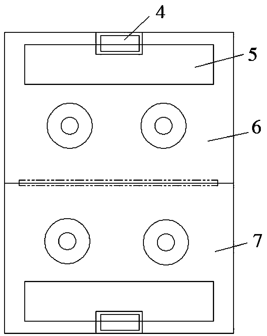 Contact isolation chamber for switch cabinet and switch cabinet