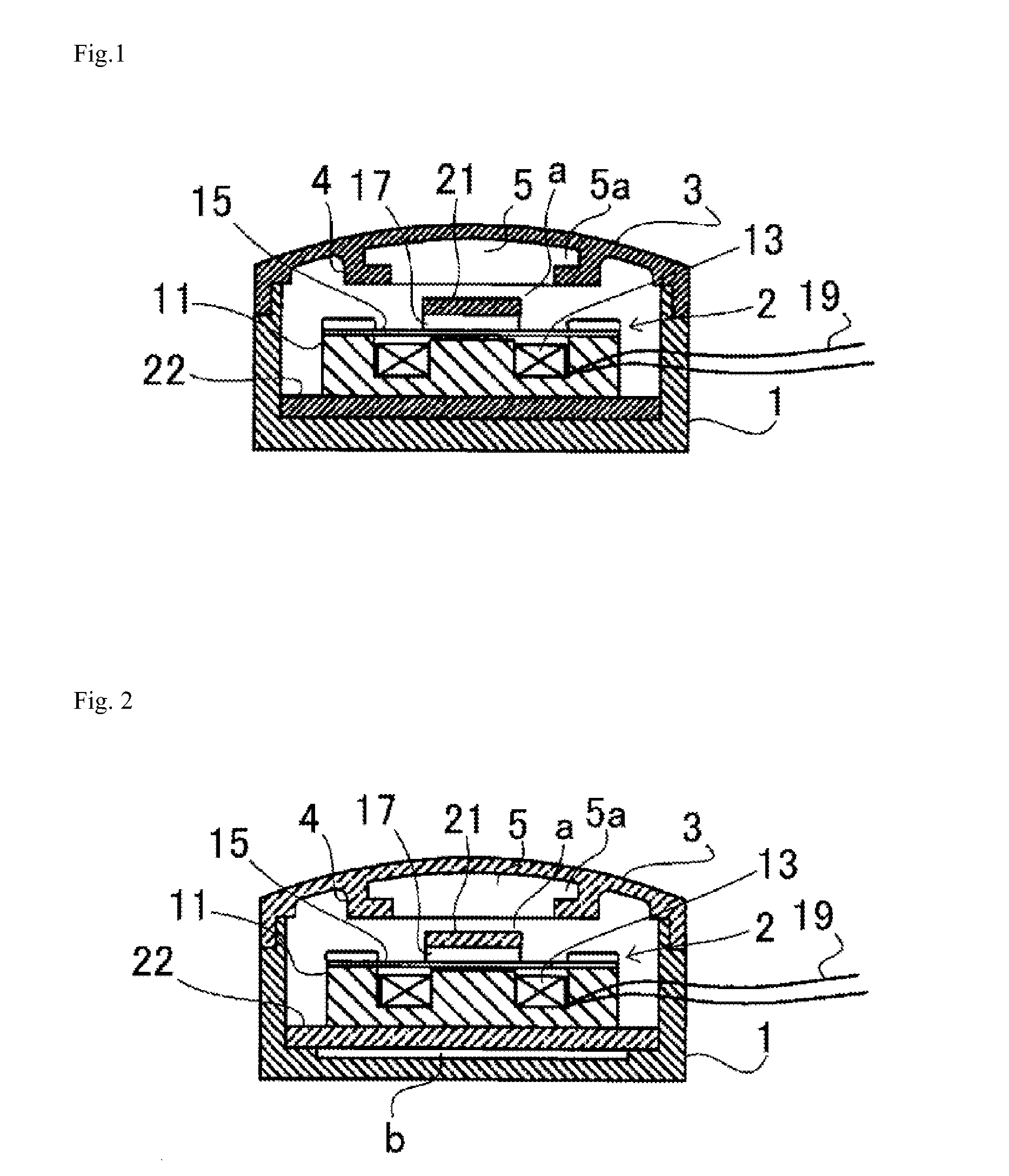 Bone conduction speaker unit