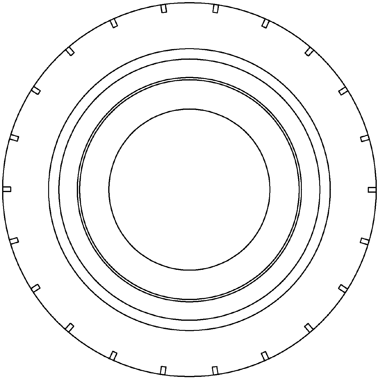 Three-proofing filtering element