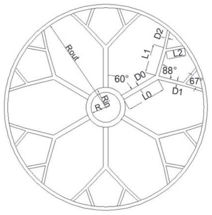 Heat pump hot water system based on fractal phase change energy accumulator