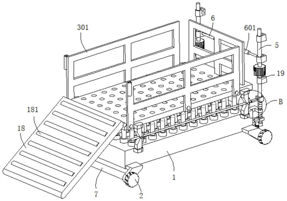 Multi-condition adaptive waterproof material transfer device