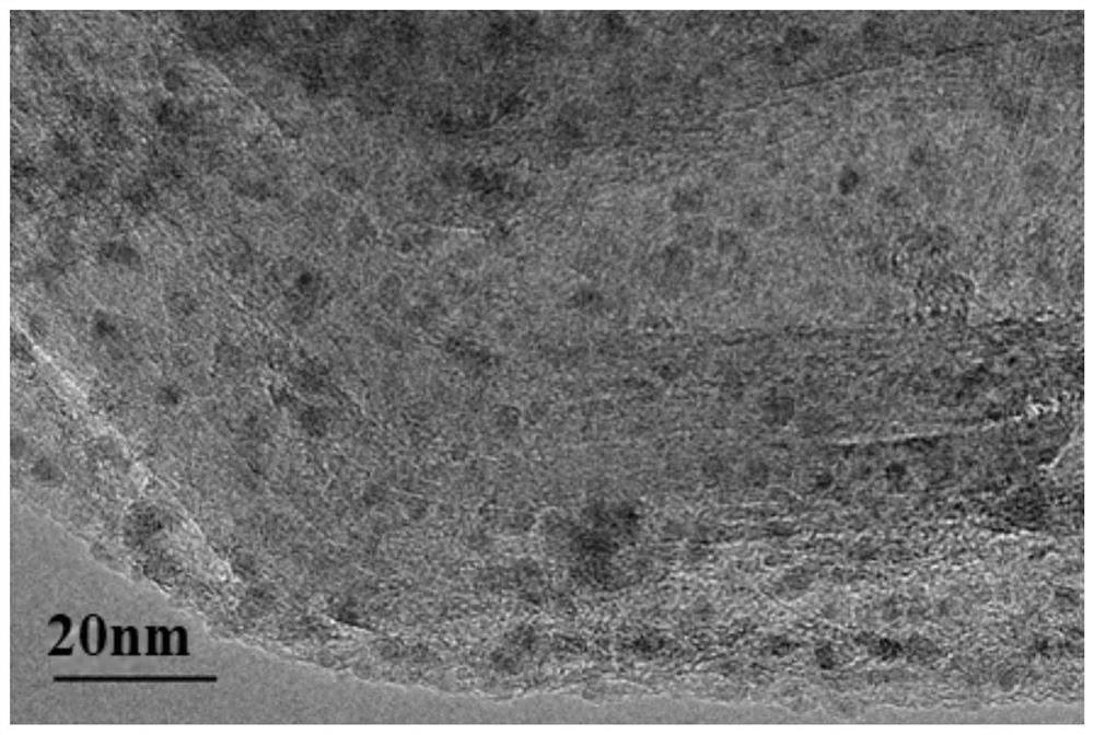 A graphitized carbon-supported nano-zero-valent iron material and its preparation method and application