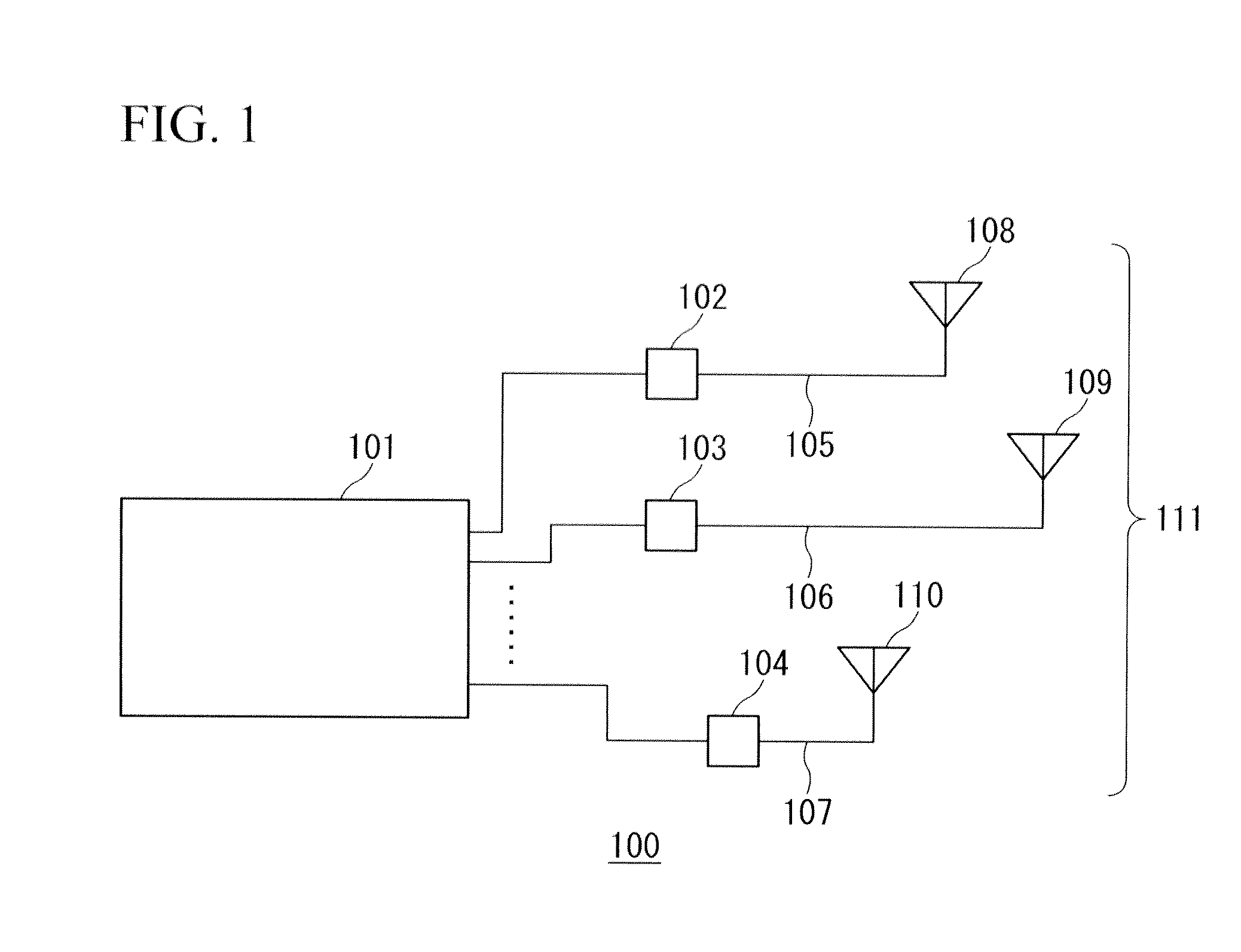 Array antenna apparatus having shortest wiring distance to antenna elements