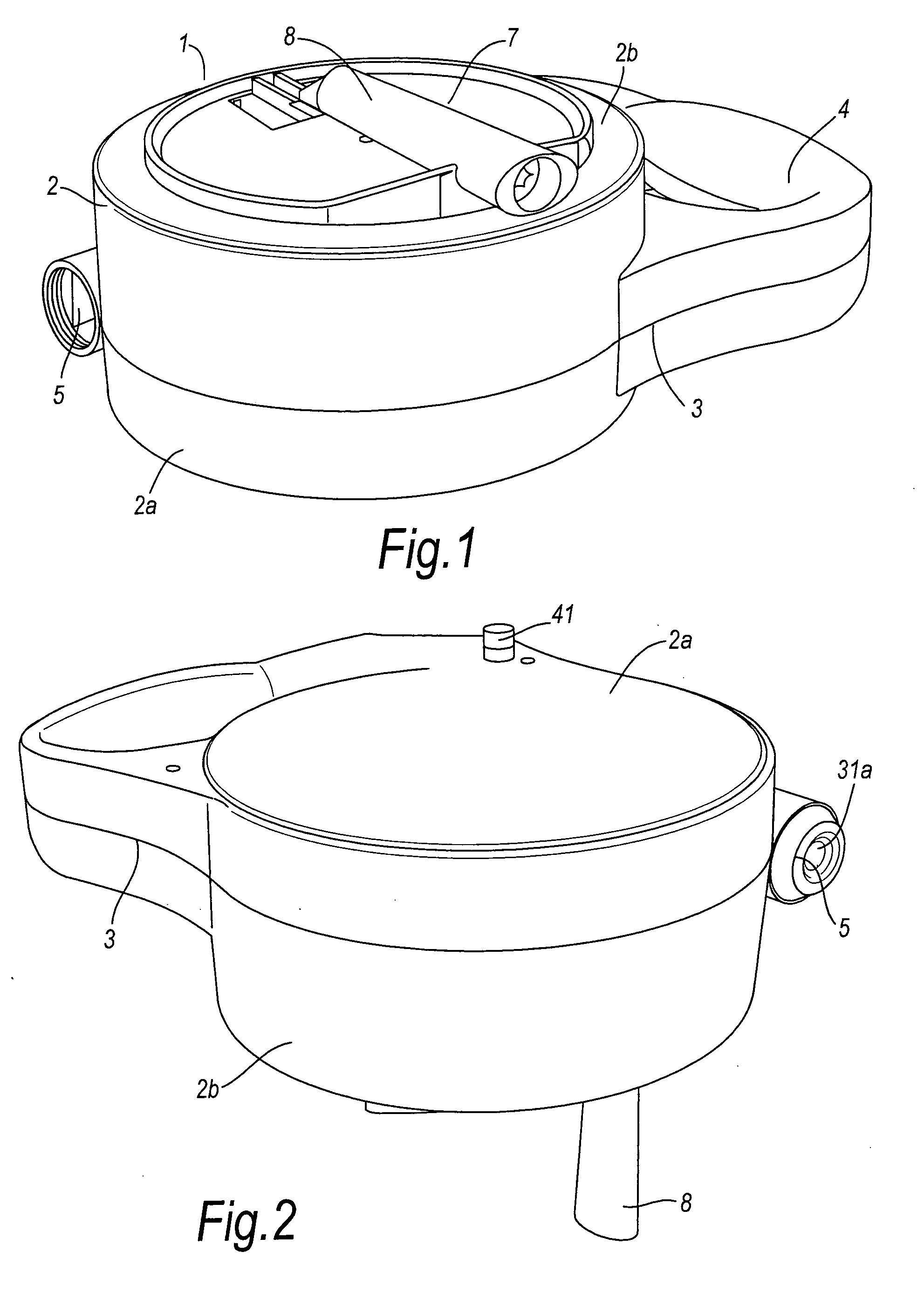 Retracting dog lead with manual override