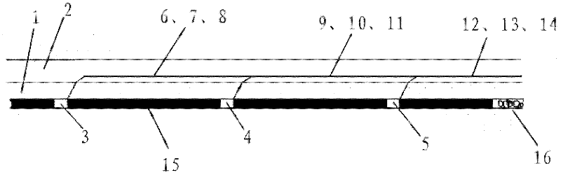 Method for extracting gas at corner on recovery working face in coal mine