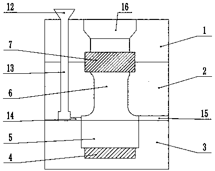 Double-liquid composite casting protective agent