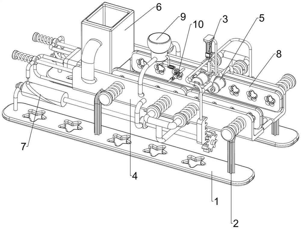 A kind of label sticking equipment for logistics packaging