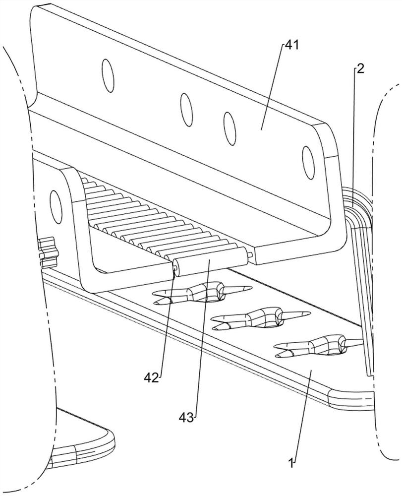 A kind of label sticking equipment for logistics packaging