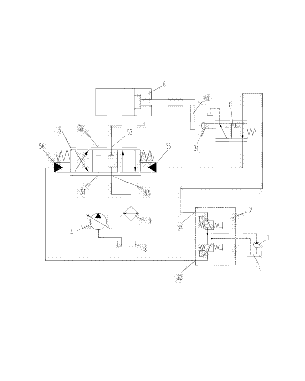 Hydraulic circuit capable of accurately controlling lifting height of movable arm of excavator