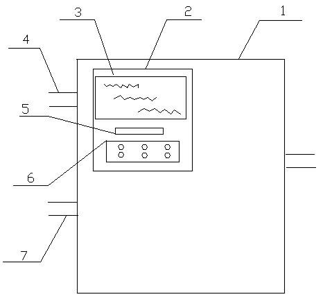 Intelligent terminal water purifier capable of realizing on-line monitoring and printing