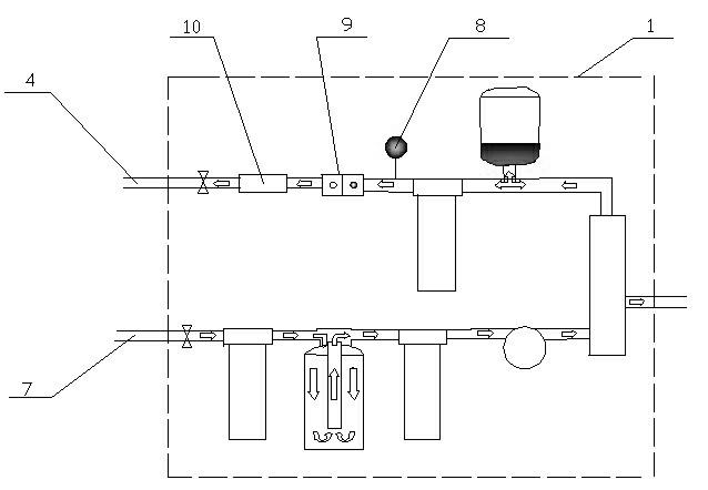 Intelligent terminal water purifier capable of realizing on-line monitoring and printing