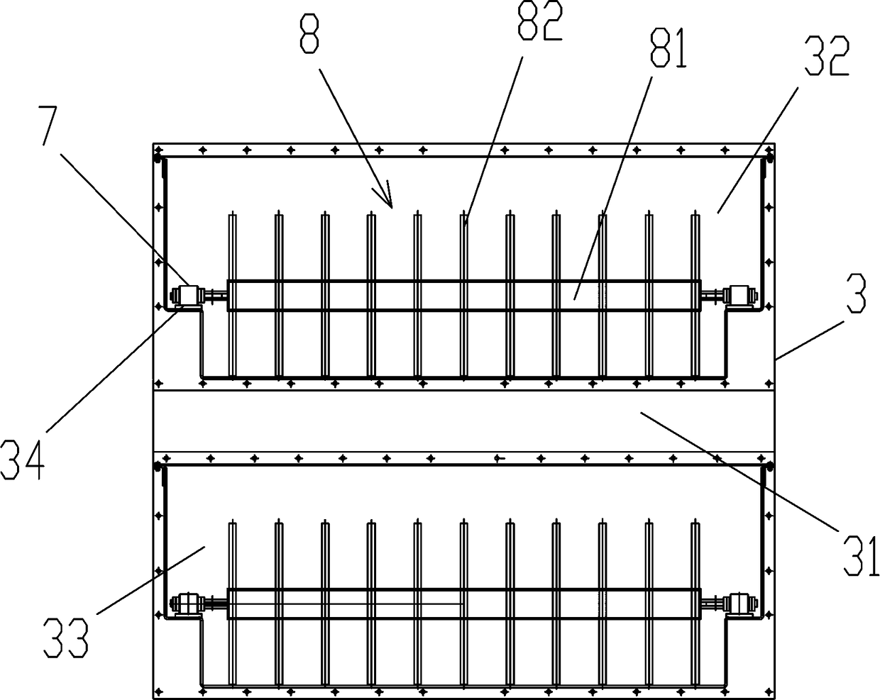 Environment-friendly super-wide intelligent harrow-tooth conveyor