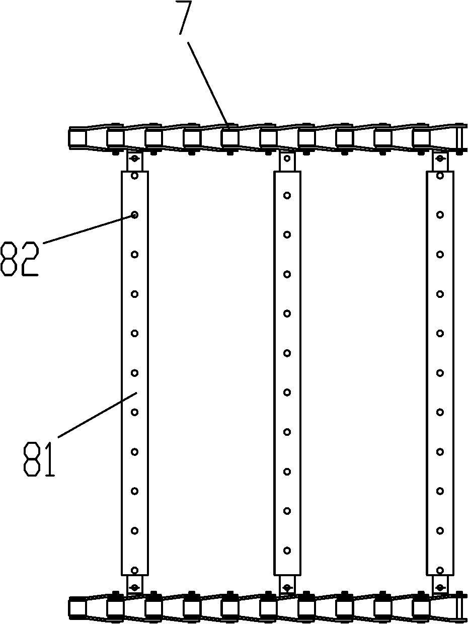 Environment-friendly super-wide intelligent harrow-tooth conveyor