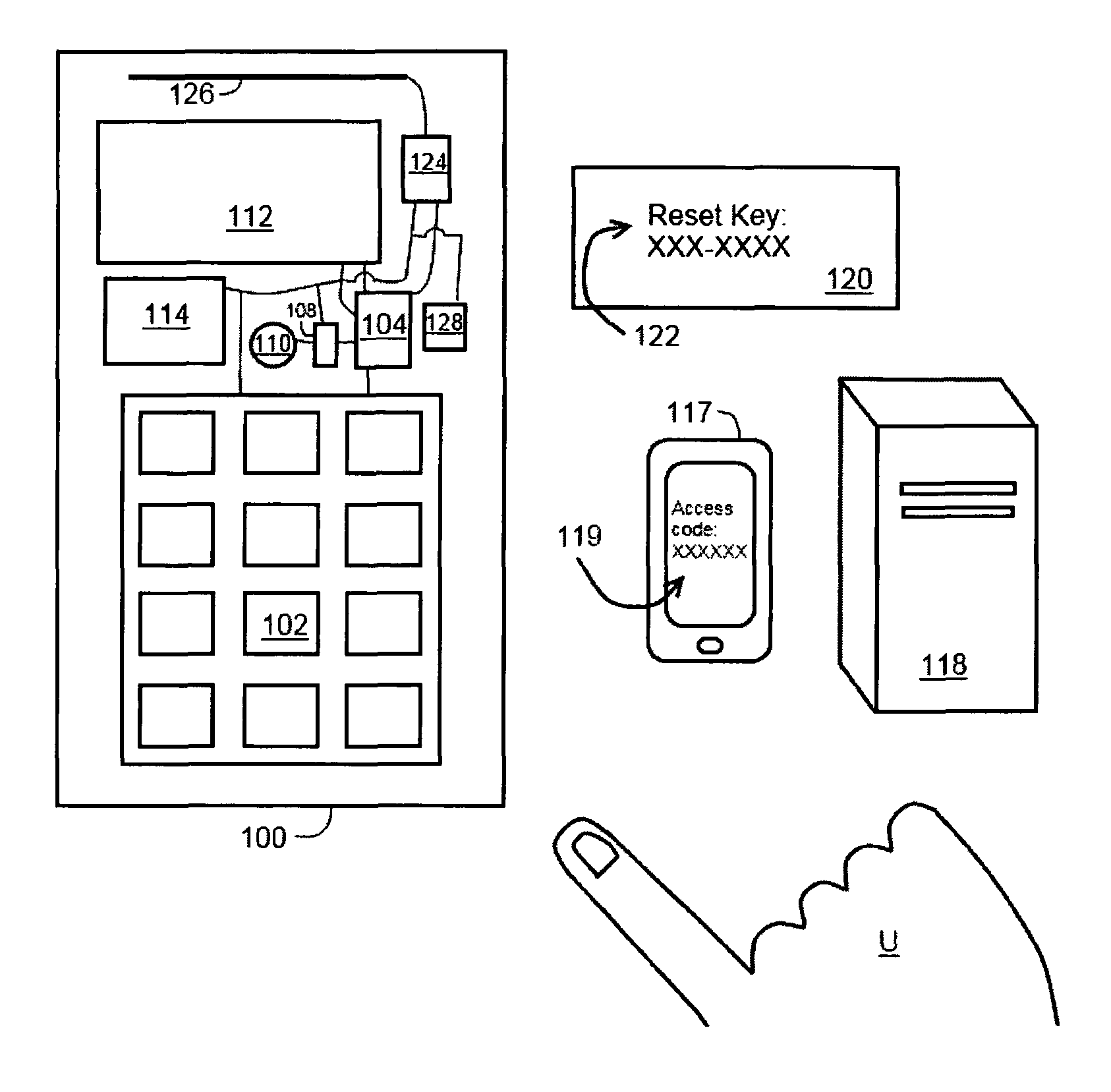 Electronic lock and method