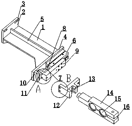 A solar panel clamping device