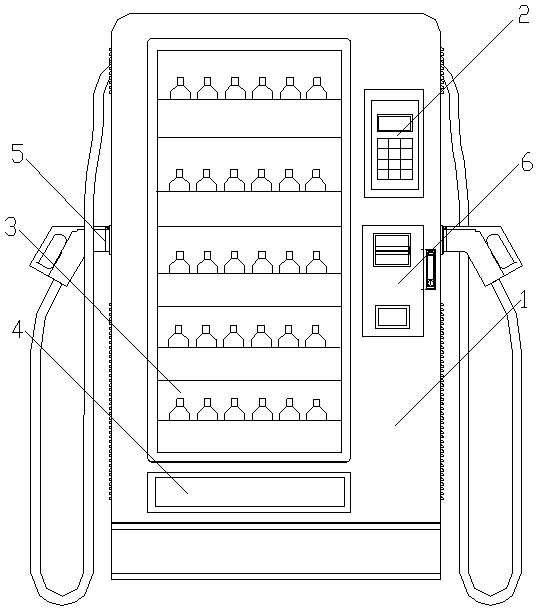 Charging pile with vending function