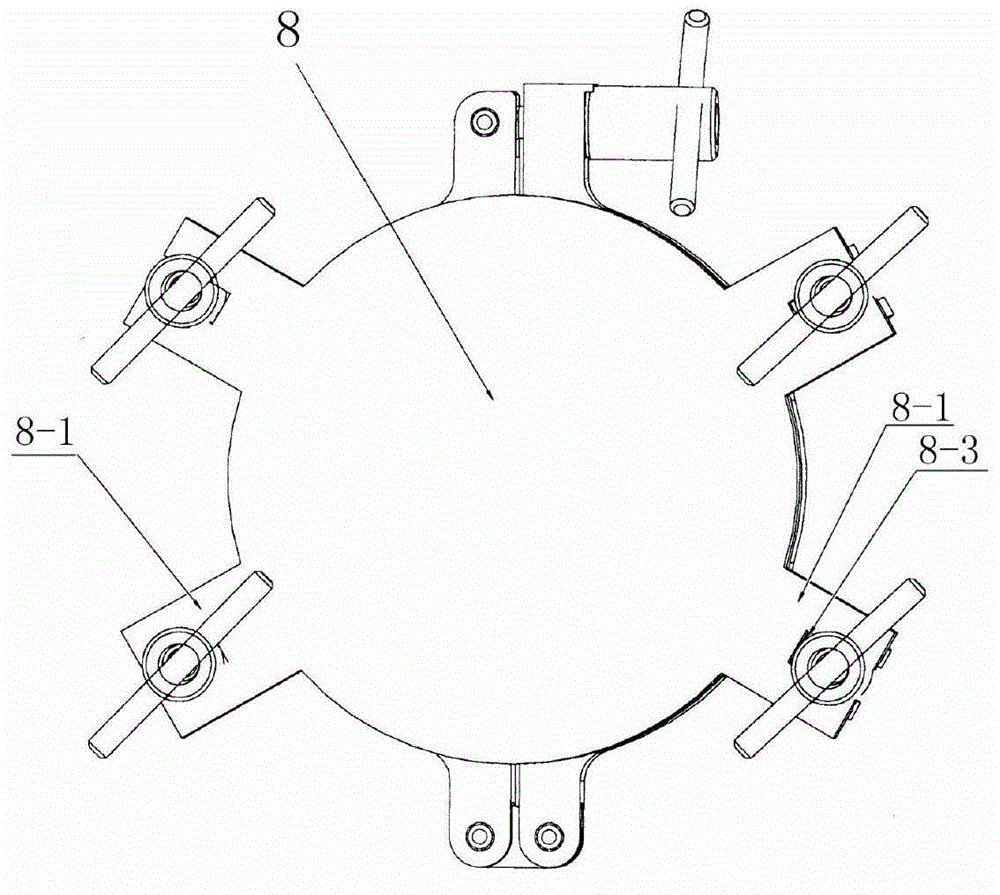 Air-pressing tool fixture and application thereof