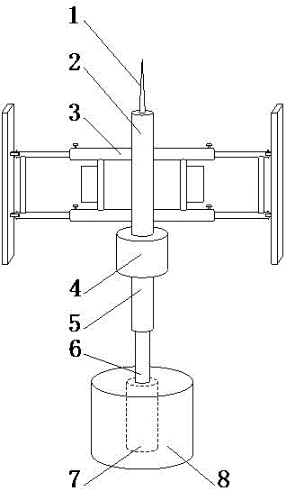 High-efficiency high-power vertical axis wind power generation equipment for ship