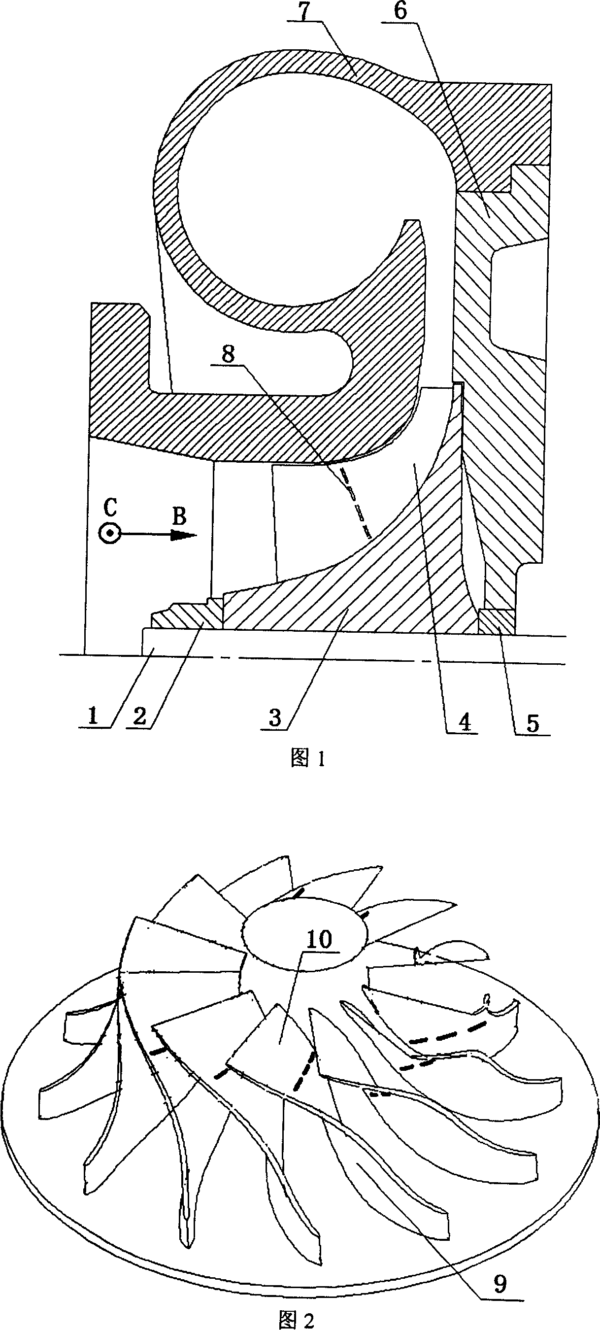 Centrifugal compressor having vane jet orifice