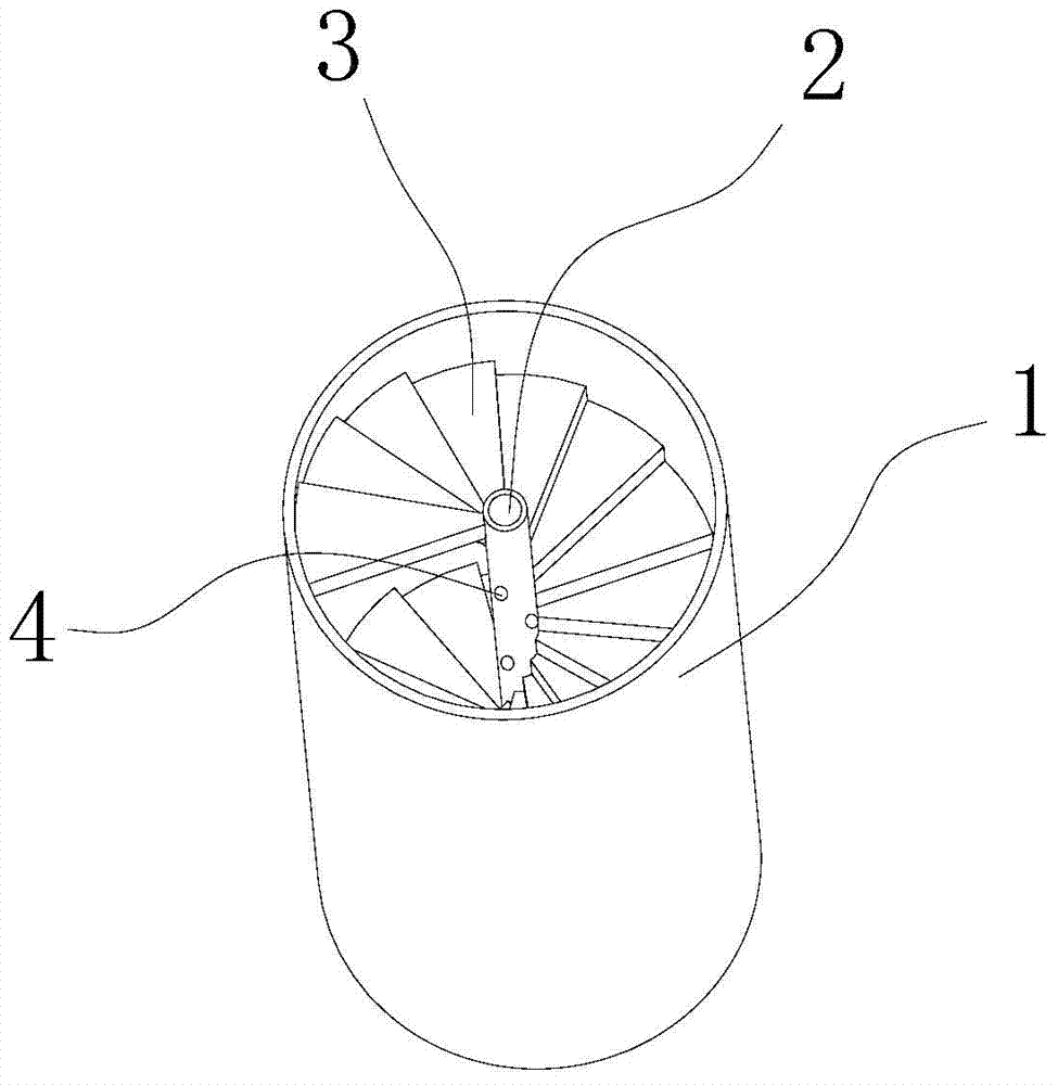 Energy dissipation flood discharging device