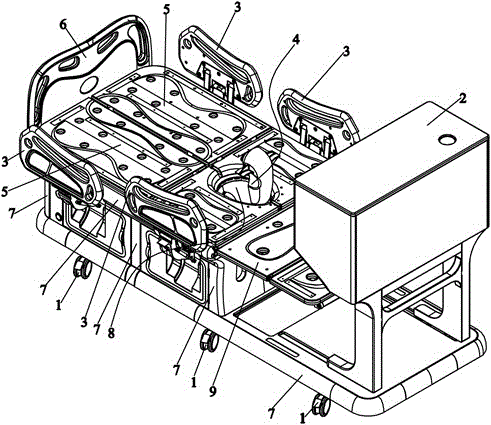 Multifunctional bed