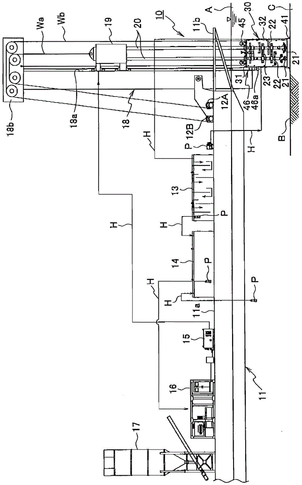 Ground improvement device and ground improvement method using the same