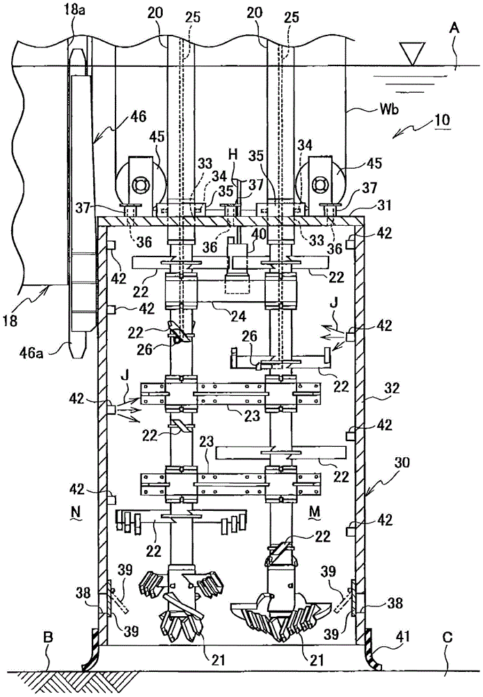 Ground improvement device and ground improvement method using the same