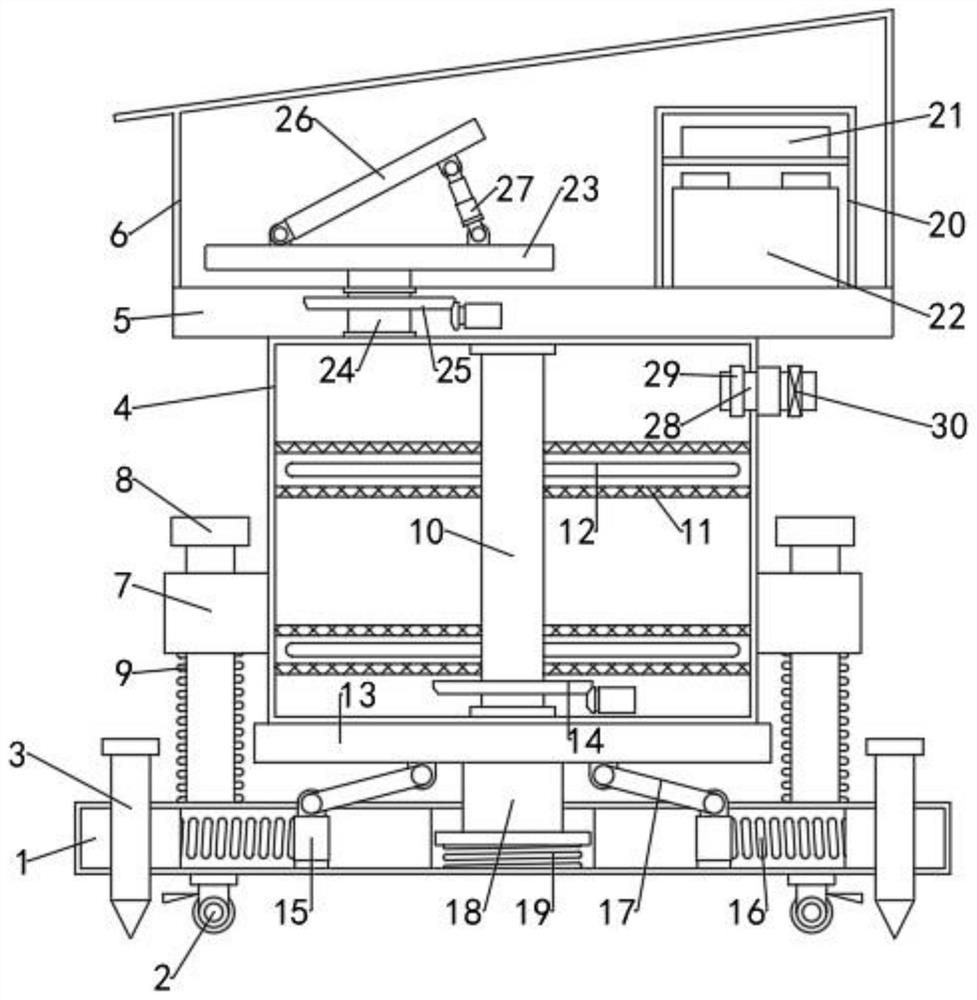 Electrical monitoring protection cabinet