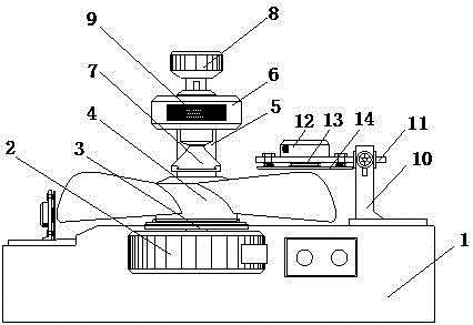 Quality detection device for fan blade