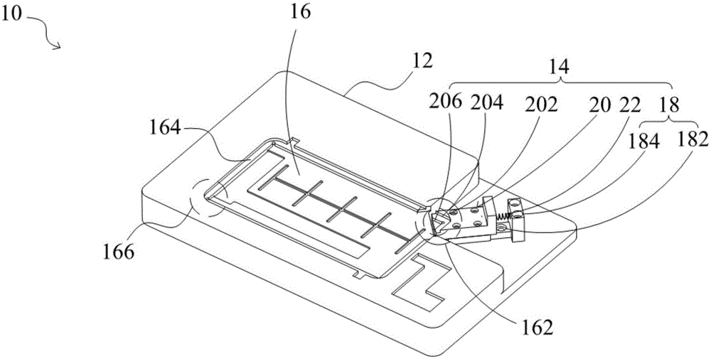 Improved fitting jig of touch liquid crystal module