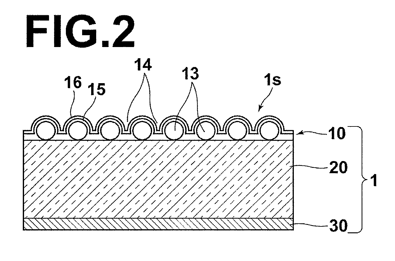 Substrate for mass spectrometry and mass spectrometry method