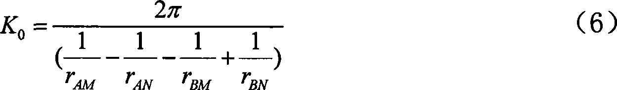 Couple source frequency domain electric sounding method and apparatus suitable for quasi far zone