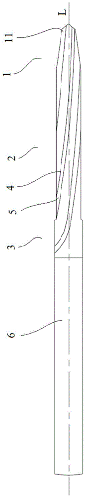 Dagger drill and method for hole processing