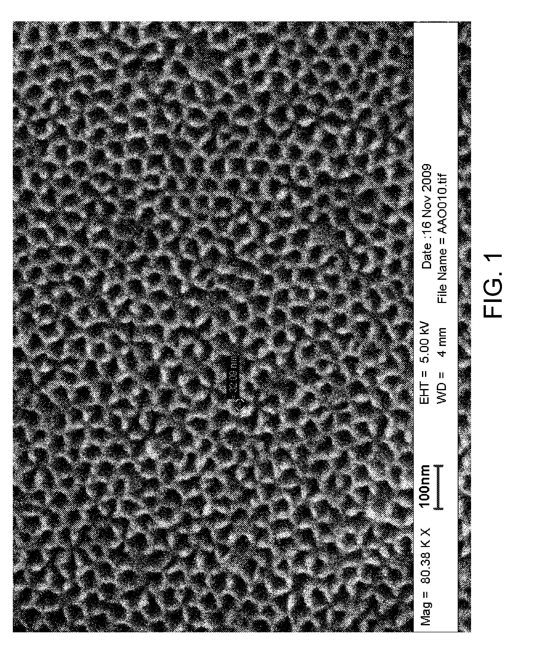 Nanostructure electrode for pseudocapacitive energy storage