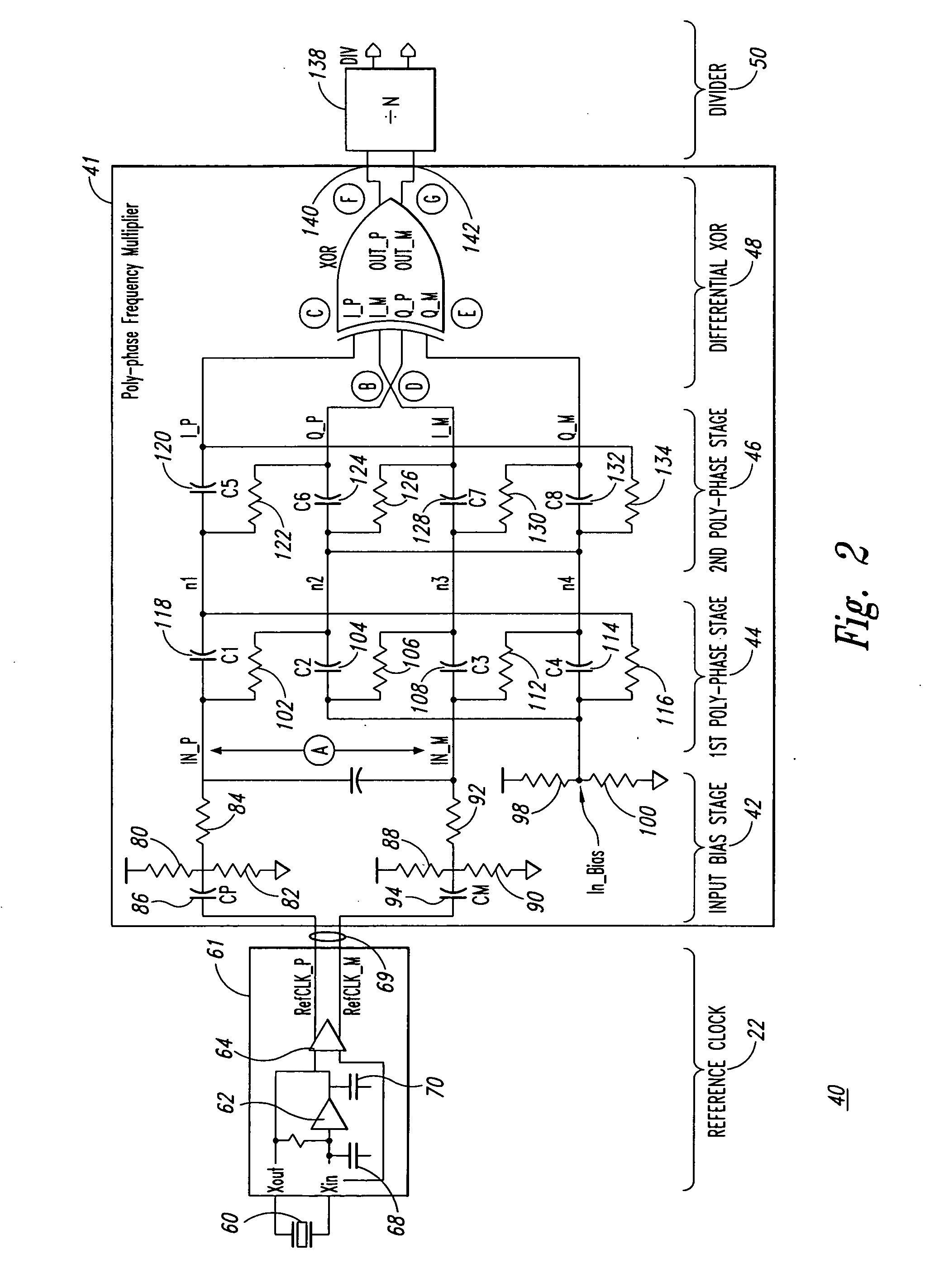 Poly-phase frequency synthesis oscillator