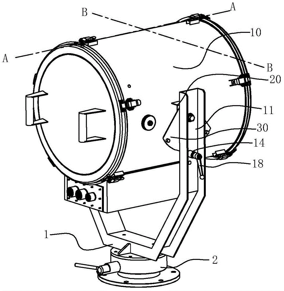 Fish luring searchlight