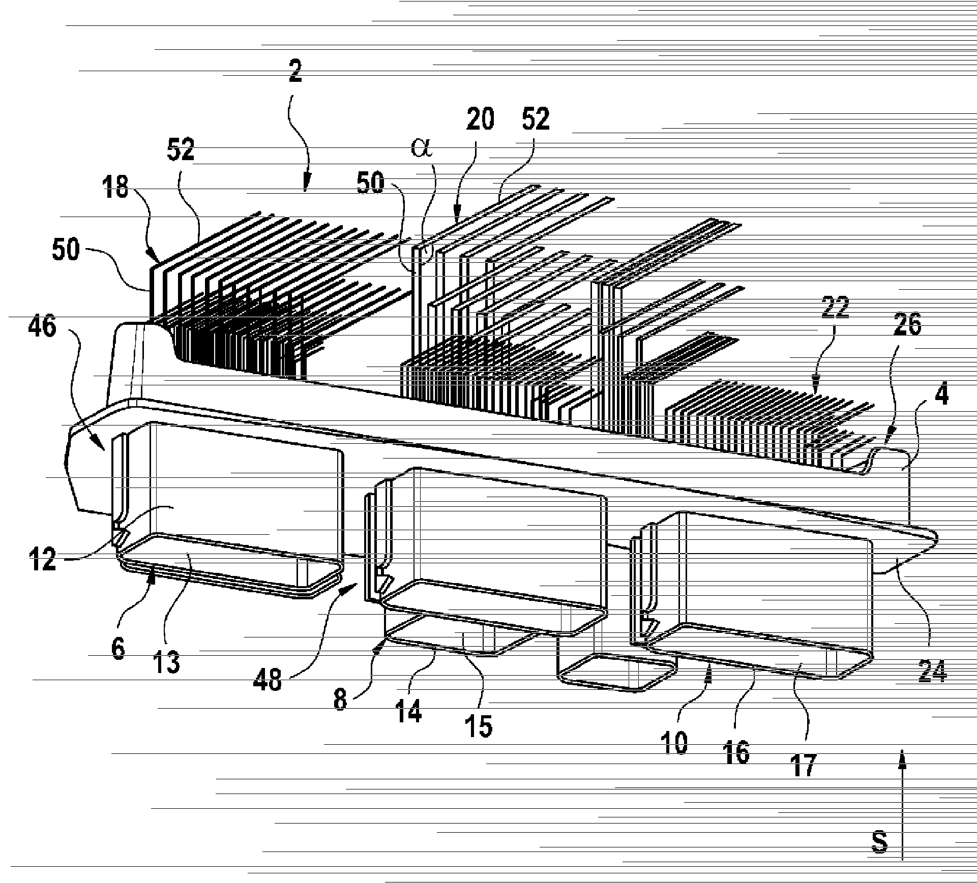 Modular electrical plug connector assembly