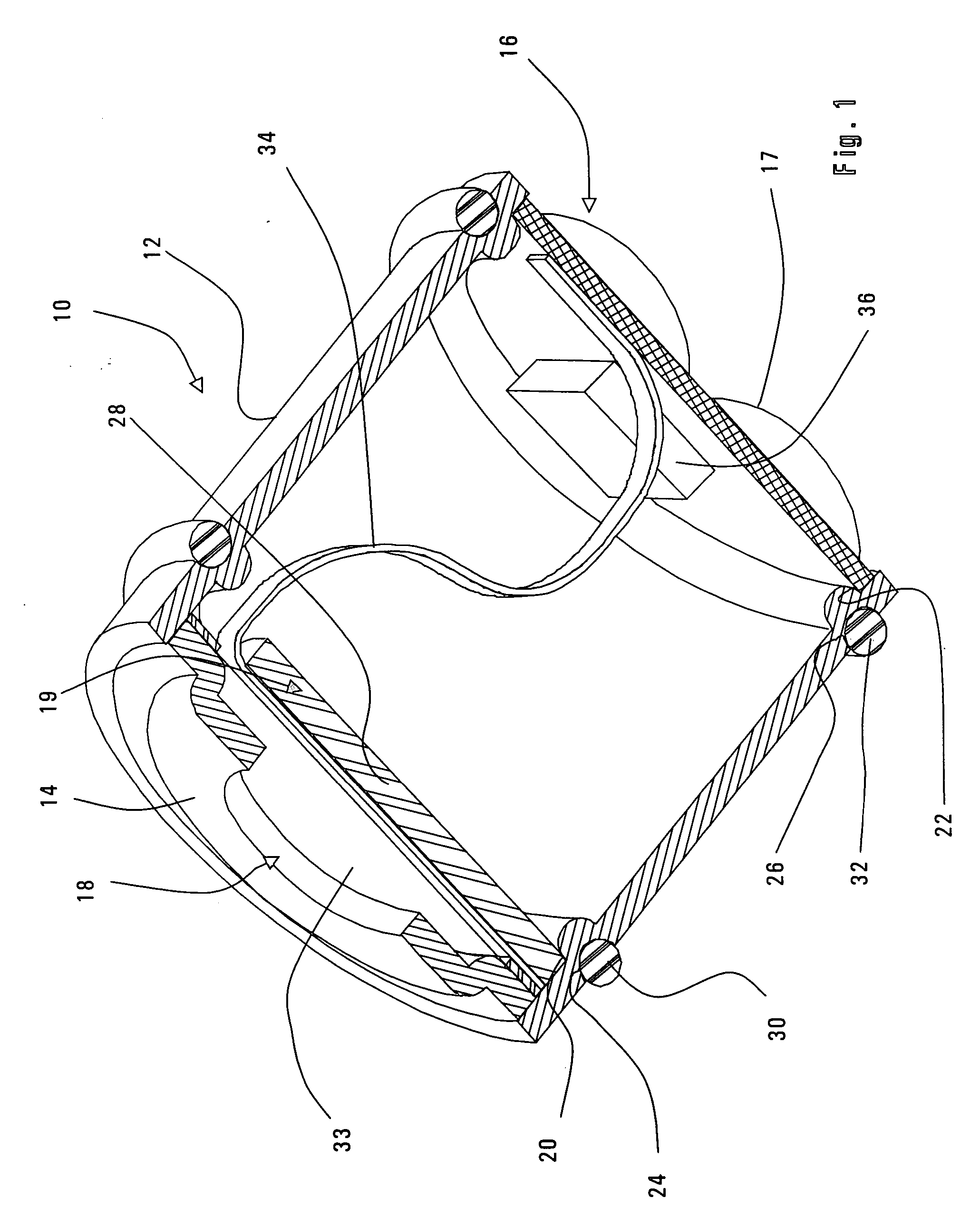 Cylindrical microphone having an electret assembly in the end cover