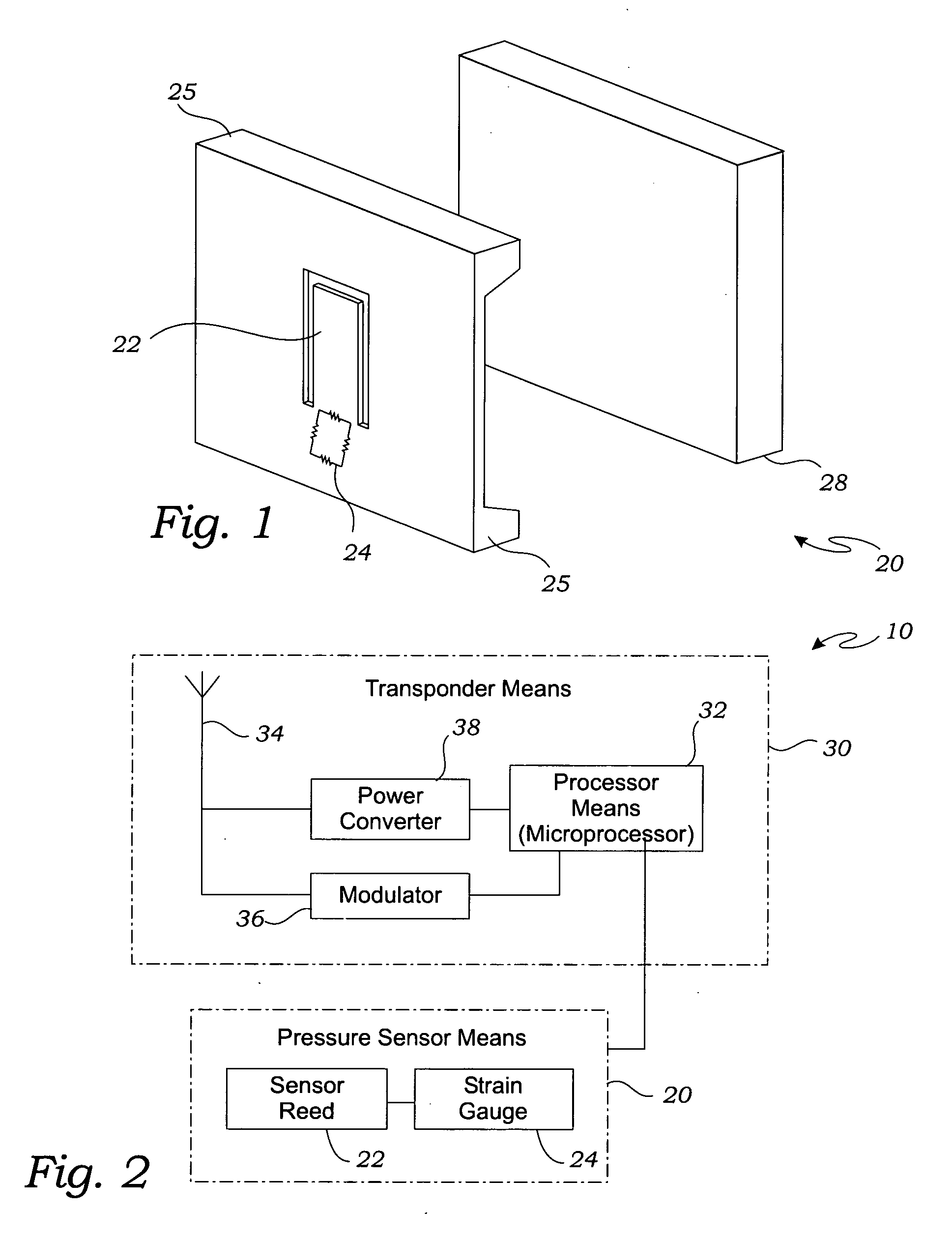 Intraocular pressure sensor